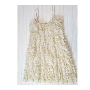 Anthropologie | Maeve Antique Lace Mini Dress ⚠️